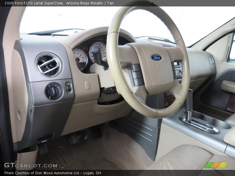 Arizona Beige Metallic / Tan 2006 Ford F150 Lariat SuperCrew