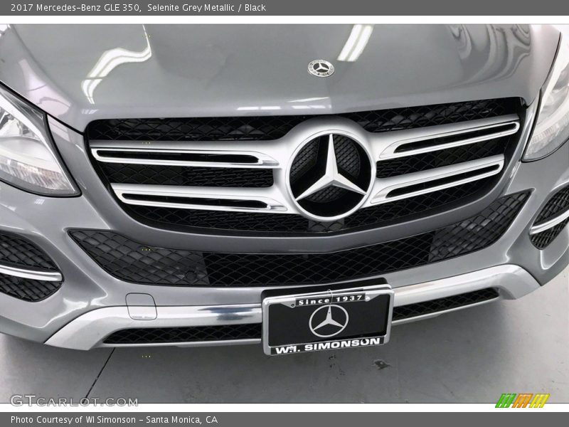 Selenite Grey Metallic / Black 2017 Mercedes-Benz GLE 350
