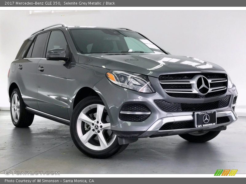Selenite Grey Metallic / Black 2017 Mercedes-Benz GLE 350