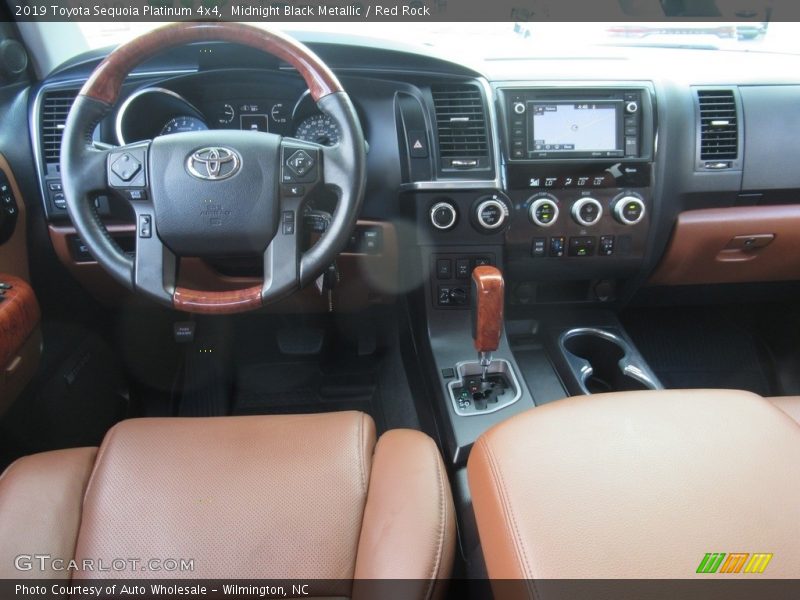 Midnight Black Metallic / Red Rock 2019 Toyota Sequoia Platinum 4x4