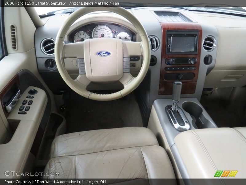 Arizona Beige Metallic / Tan 2006 Ford F150 Lariat SuperCrew