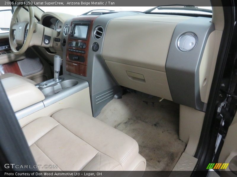 Arizona Beige Metallic / Tan 2006 Ford F150 Lariat SuperCrew