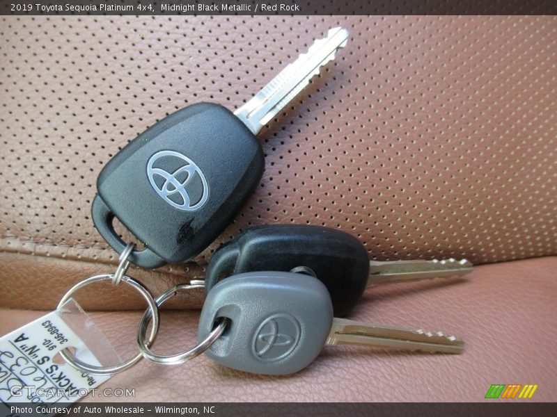 Midnight Black Metallic / Red Rock 2019 Toyota Sequoia Platinum 4x4