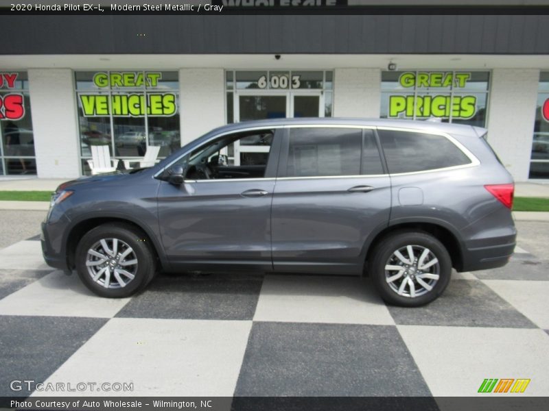 Modern Steel Metallic / Gray 2020 Honda Pilot EX-L