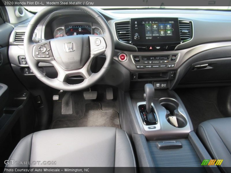 Modern Steel Metallic / Gray 2020 Honda Pilot EX-L