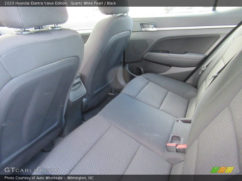 Quartz White Pearl / Black 2020 Hyundai Elantra Value Edition