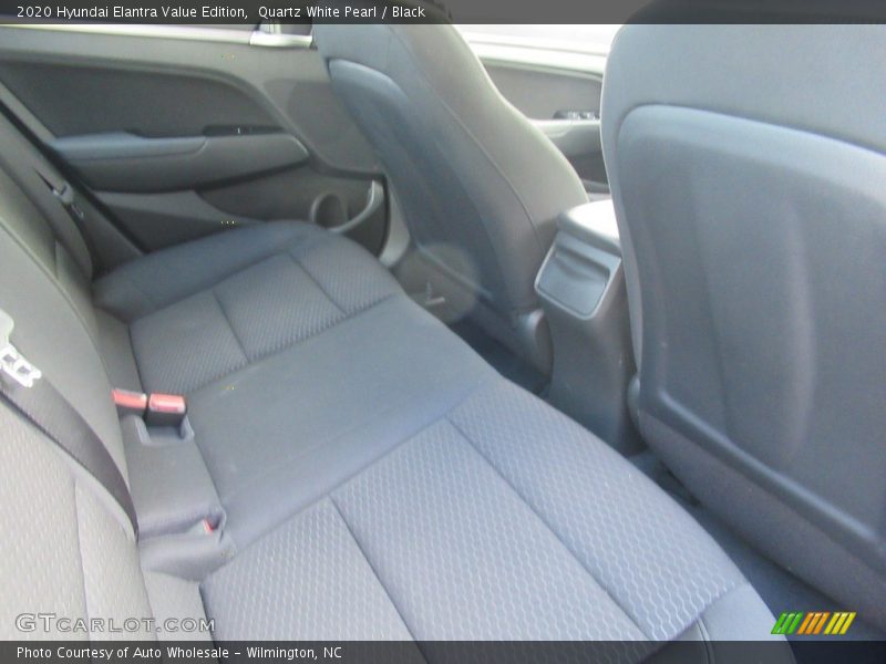 Quartz White Pearl / Black 2020 Hyundai Elantra Value Edition
