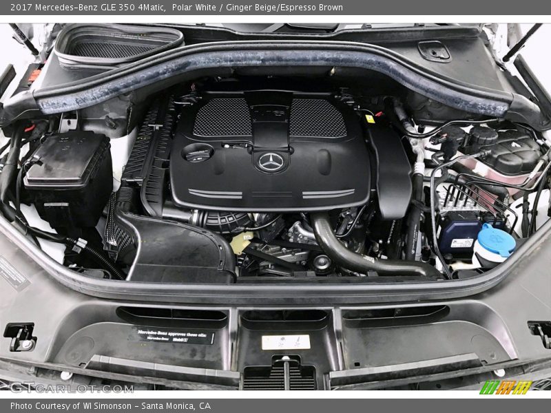 Polar White / Ginger Beige/Espresso Brown 2017 Mercedes-Benz GLE 350 4Matic