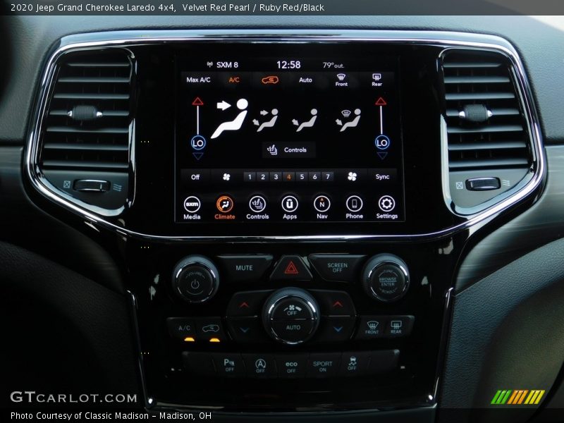 Velvet Red Pearl / Ruby Red/Black 2020 Jeep Grand Cherokee Laredo 4x4