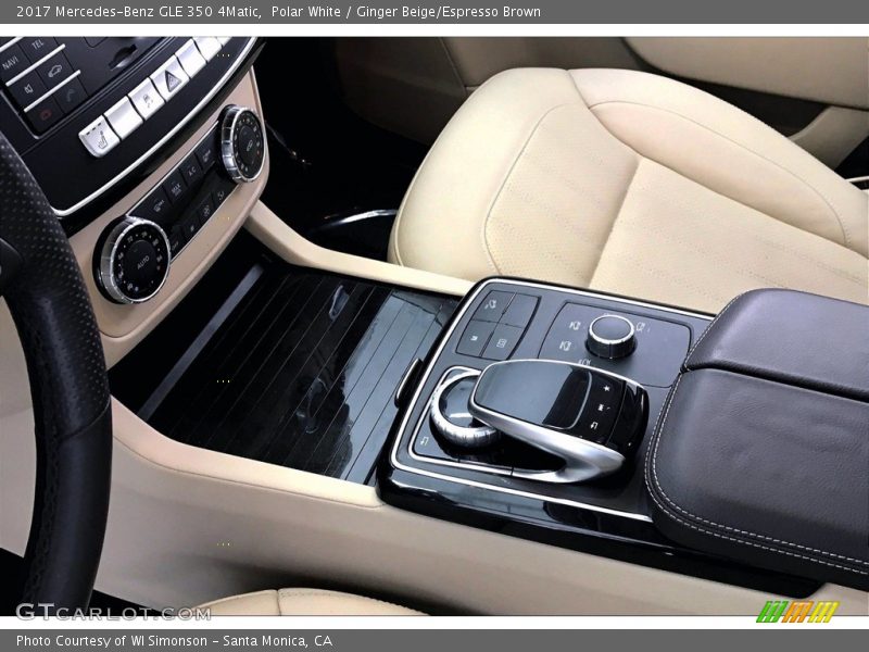 Polar White / Ginger Beige/Espresso Brown 2017 Mercedes-Benz GLE 350 4Matic
