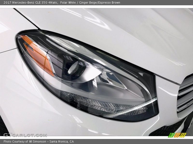 Polar White / Ginger Beige/Espresso Brown 2017 Mercedes-Benz GLE 350 4Matic