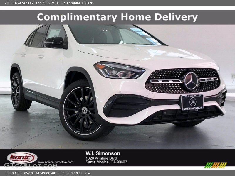 Polar White / Black 2021 Mercedes-Benz GLA 250