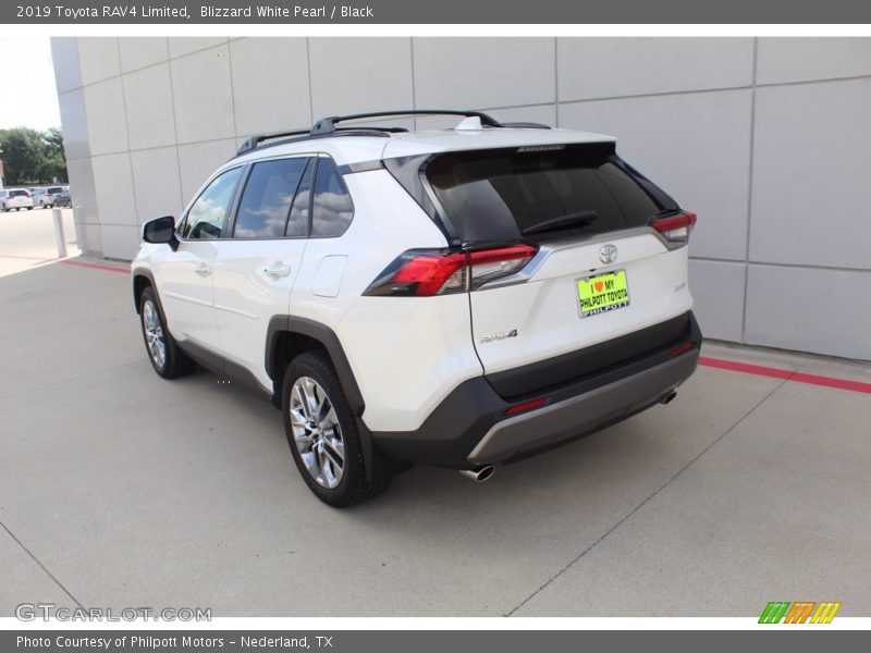 Blizzard White Pearl / Black 2019 Toyota RAV4 Limited