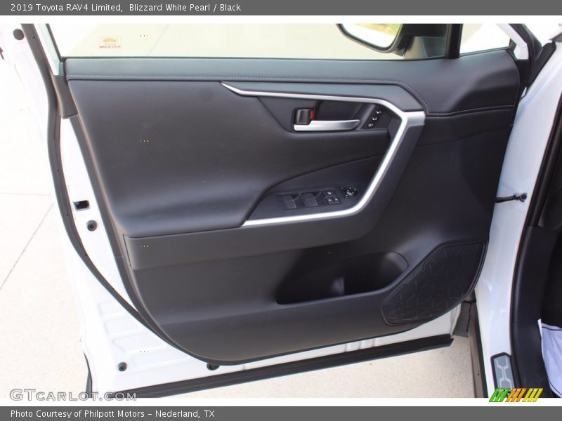 Blizzard White Pearl / Black 2019 Toyota RAV4 Limited