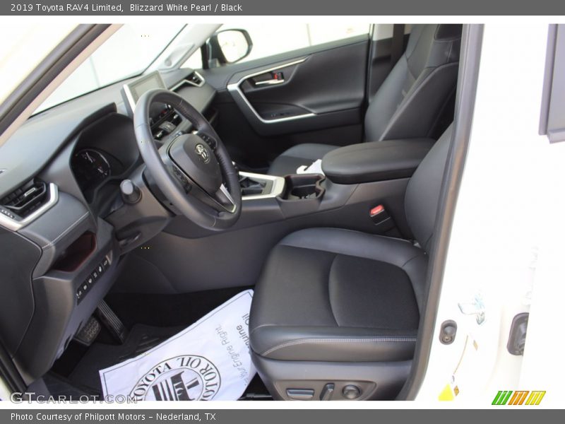 Blizzard White Pearl / Black 2019 Toyota RAV4 Limited