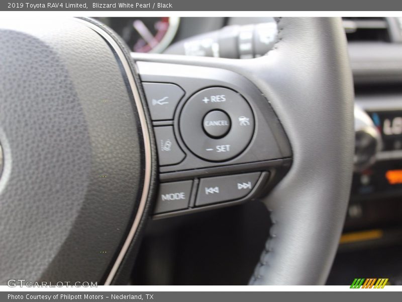 Blizzard White Pearl / Black 2019 Toyota RAV4 Limited