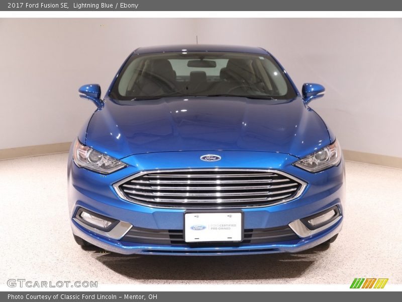 Lightning Blue / Ebony 2017 Ford Fusion SE