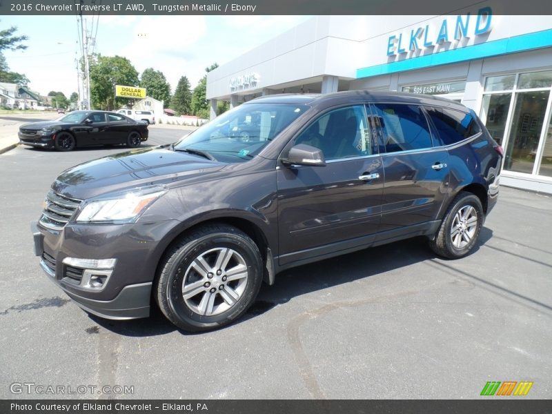 Tungsten Metallic / Ebony 2016 Chevrolet Traverse LT AWD