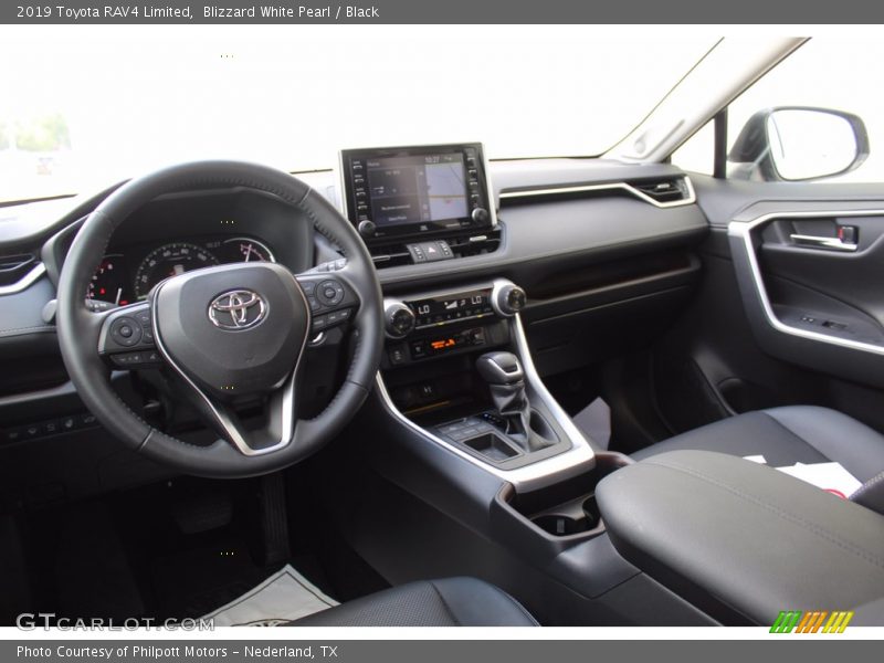Blizzard White Pearl / Black 2019 Toyota RAV4 Limited