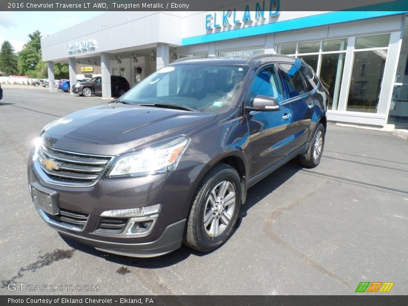 Tungsten Metallic / Ebony 2016 Chevrolet Traverse LT AWD