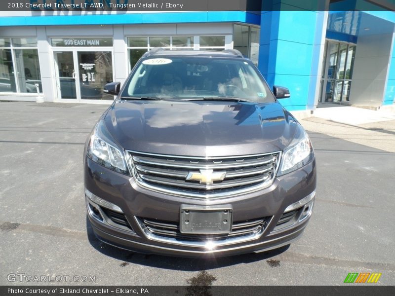 Tungsten Metallic / Ebony 2016 Chevrolet Traverse LT AWD