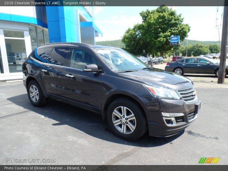 Tungsten Metallic / Ebony 2016 Chevrolet Traverse LT AWD