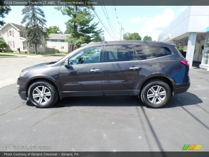 Tungsten Metallic / Ebony 2016 Chevrolet Traverse LT AWD
