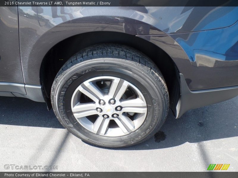 Tungsten Metallic / Ebony 2016 Chevrolet Traverse LT AWD
