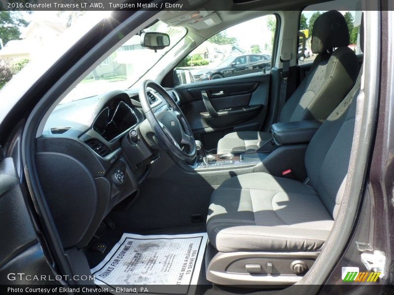 Tungsten Metallic / Ebony 2016 Chevrolet Traverse LT AWD