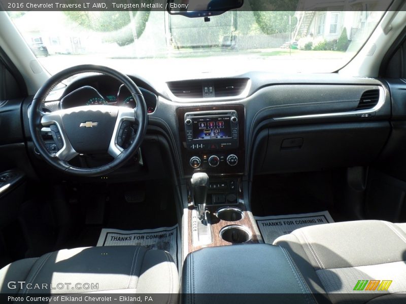 Tungsten Metallic / Ebony 2016 Chevrolet Traverse LT AWD