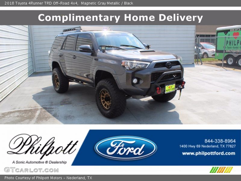 Magnetic Gray Metallic / Black 2018 Toyota 4Runner TRD Off-Road 4x4