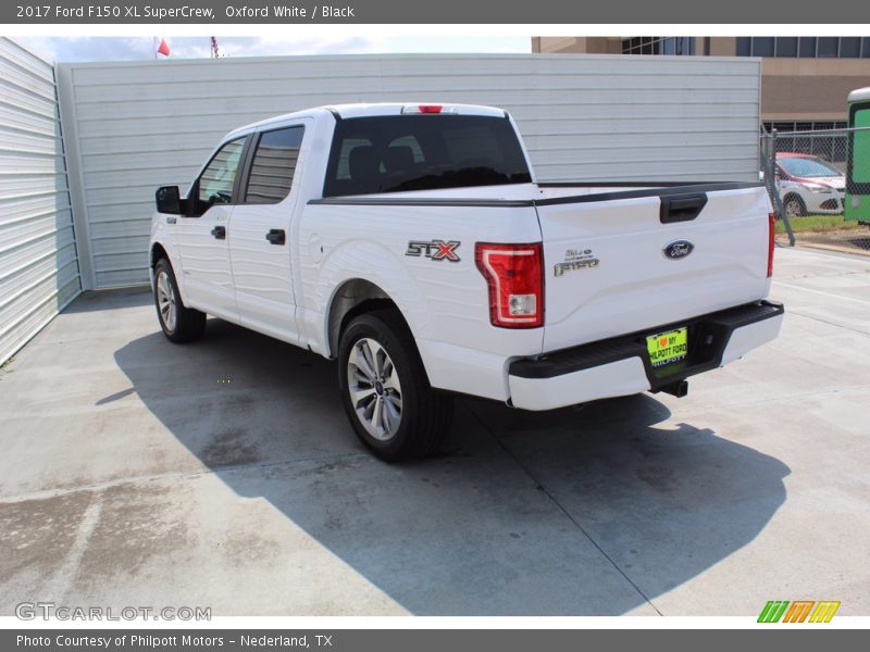 Oxford White / Black 2017 Ford F150 XL SuperCrew