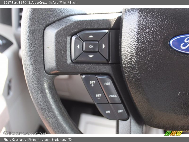Oxford White / Black 2017 Ford F150 XL SuperCrew