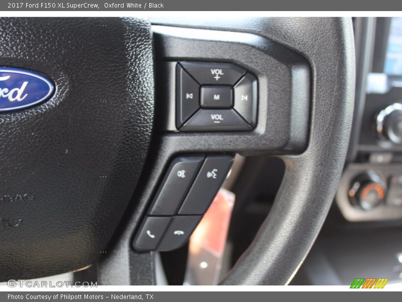 Oxford White / Black 2017 Ford F150 XL SuperCrew