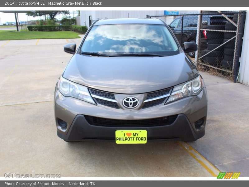 Magnetic Gray Metallic / Black 2014 Toyota RAV4 LE