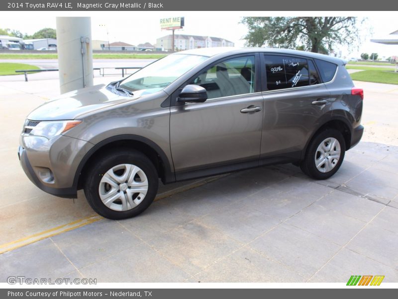Magnetic Gray Metallic / Black 2014 Toyota RAV4 LE