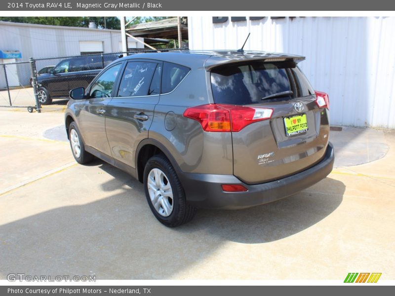 Magnetic Gray Metallic / Black 2014 Toyota RAV4 LE