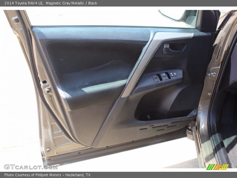 Magnetic Gray Metallic / Black 2014 Toyota RAV4 LE