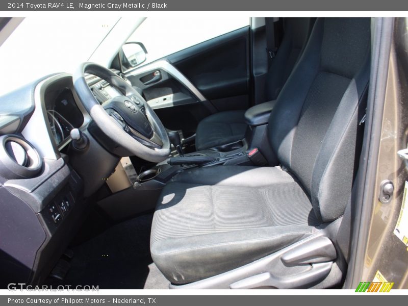 Magnetic Gray Metallic / Black 2014 Toyota RAV4 LE