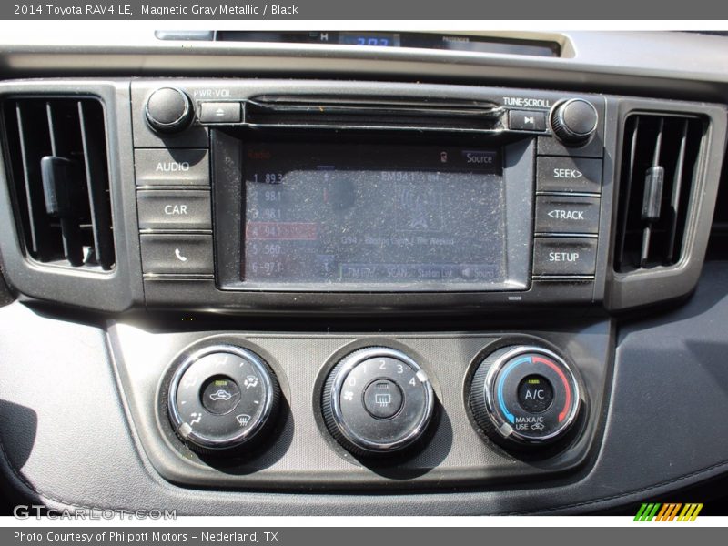 Magnetic Gray Metallic / Black 2014 Toyota RAV4 LE