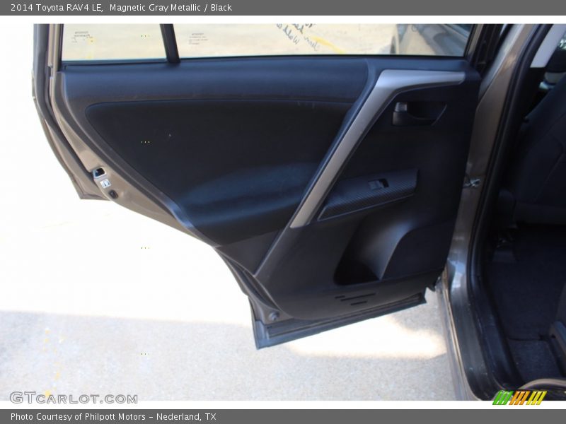 Magnetic Gray Metallic / Black 2014 Toyota RAV4 LE