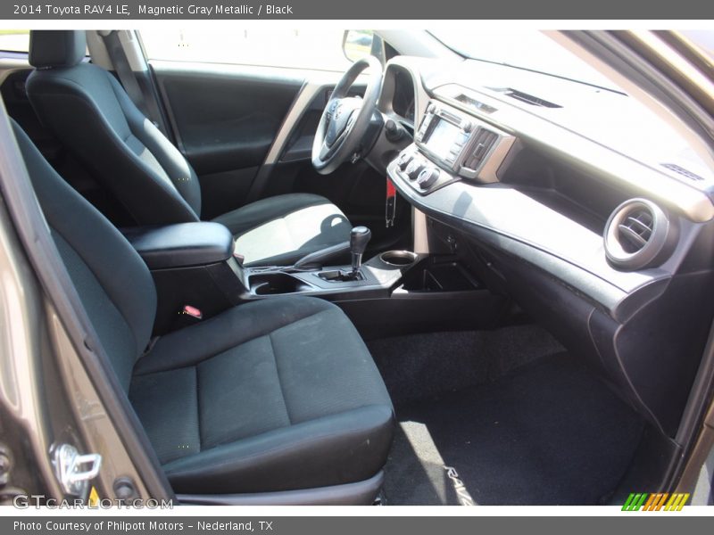 Magnetic Gray Metallic / Black 2014 Toyota RAV4 LE