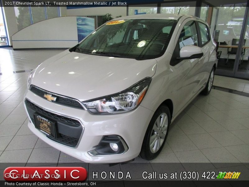 Toasted Marshmallow Metallic / Jet Black 2017 Chevrolet Spark LT