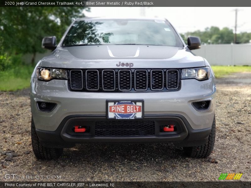 Billet Silver Metallic / Ruby Red/Black 2020 Jeep Grand Cherokee Trailhawk 4x4
