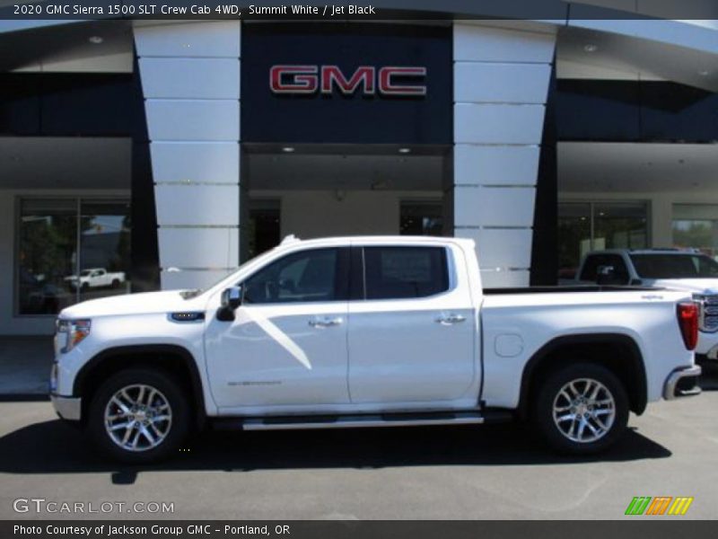 Summit White / Jet Black 2020 GMC Sierra 1500 SLT Crew Cab 4WD