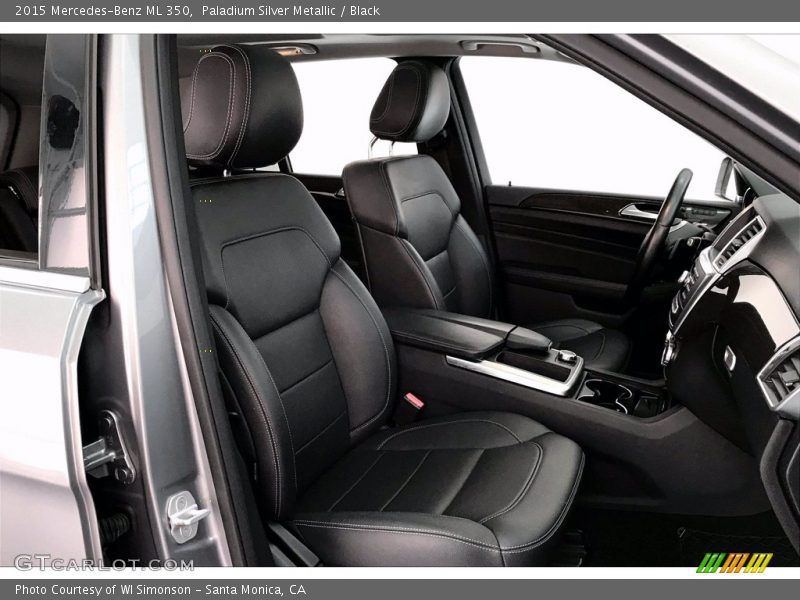 Paladium Silver Metallic / Black 2015 Mercedes-Benz ML 350