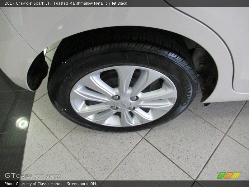 Toasted Marshmallow Metallic / Jet Black 2017 Chevrolet Spark LT