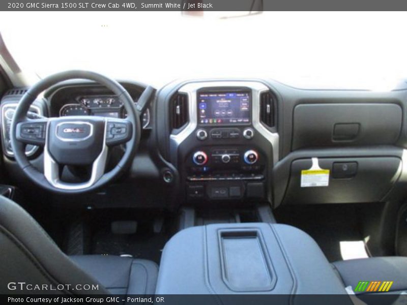 Summit White / Jet Black 2020 GMC Sierra 1500 SLT Crew Cab 4WD