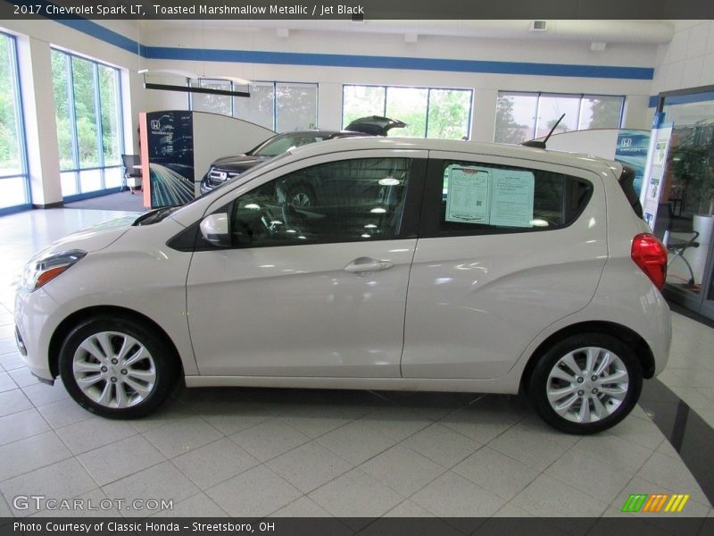 Toasted Marshmallow Metallic / Jet Black 2017 Chevrolet Spark LT