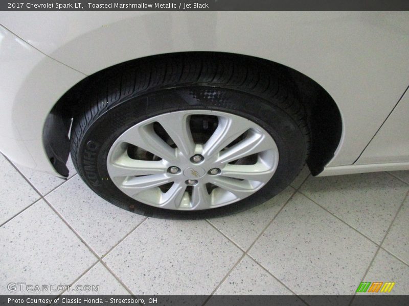 Toasted Marshmallow Metallic / Jet Black 2017 Chevrolet Spark LT